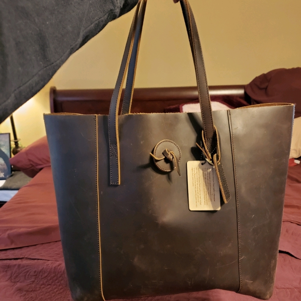 Baseballism Vintage Glove Leather Tote -